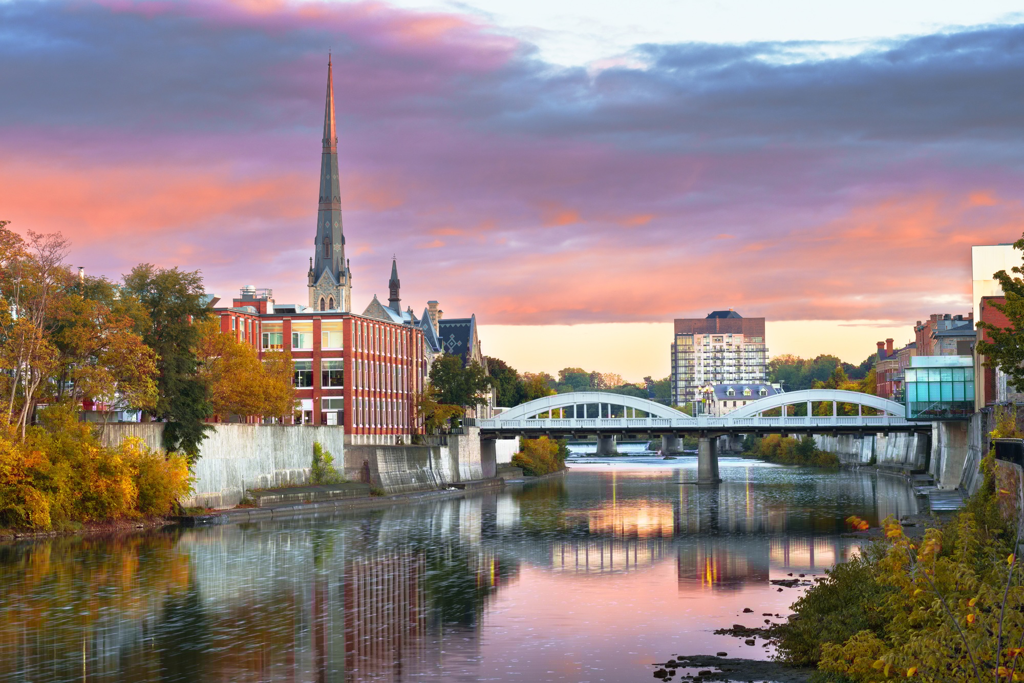Cambridge, Ontario, Canada at Dawn